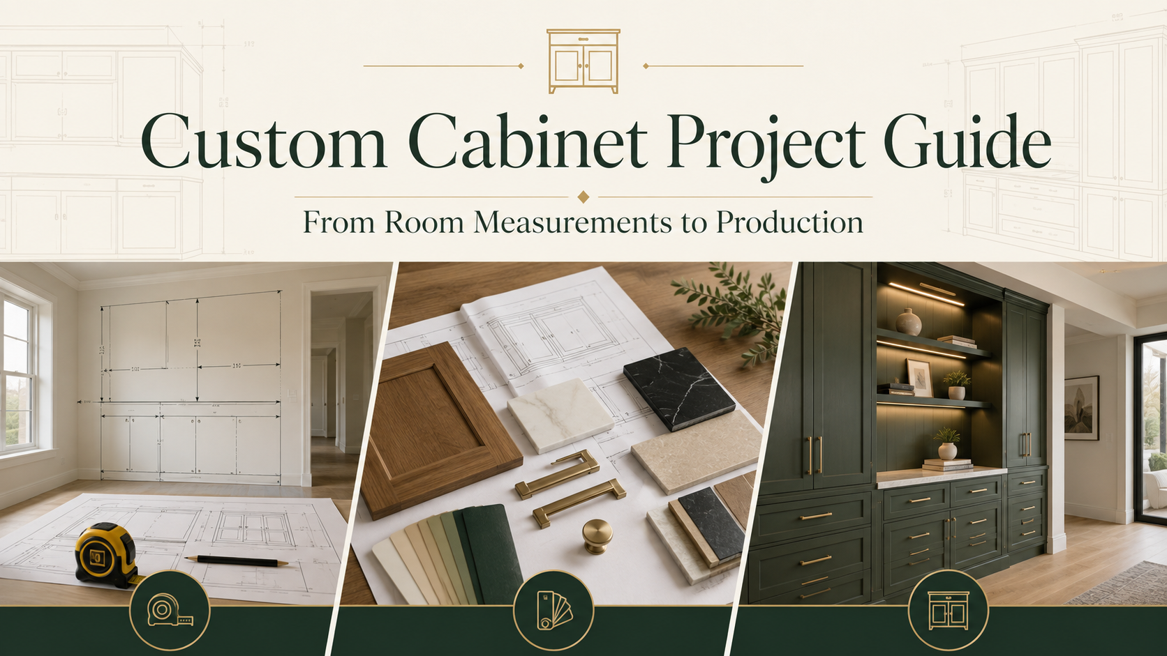 Custom Cabinet Project Guide: From Room Measurements to Production